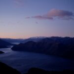 NZ lake and mountains at dusk — Kingstone+ hero background